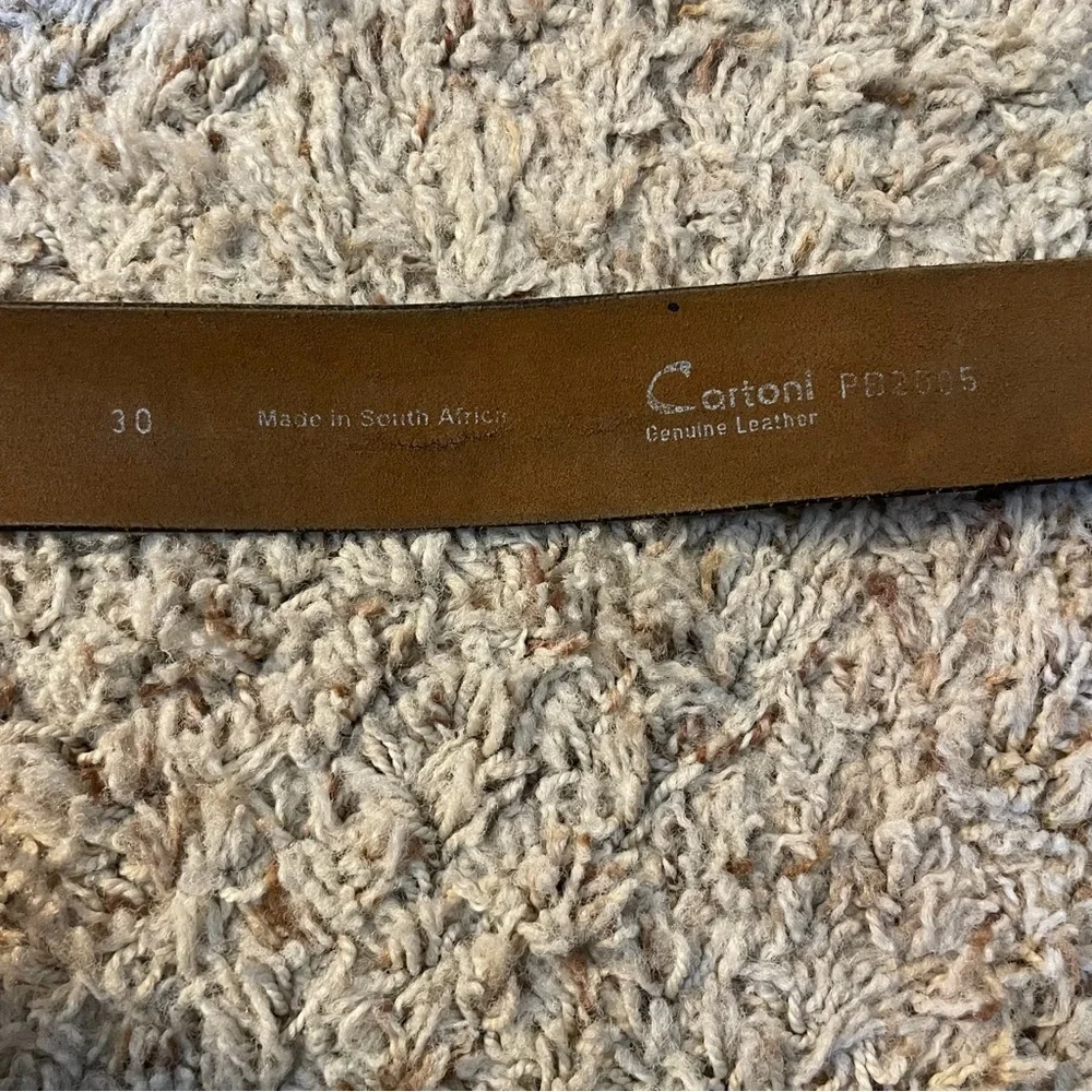 Cartoni Leather Belt size 30